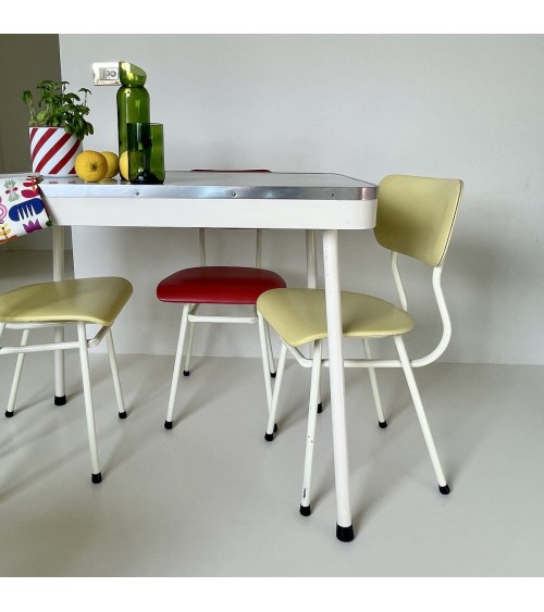 Table and 4 chairs set - Brabantia - Vintage 1960's Vintage by Kitatori Vintage design switzerland original