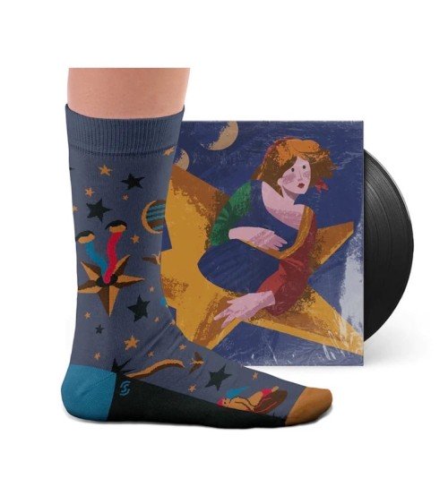 Melancholy - Smashing Pumpkins - Socken Sock affairs - Music collection Socke lustige Damen Herren farbige coole socken mit m...