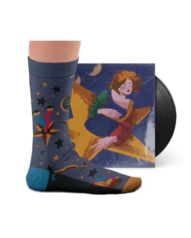 Melancholy - Smashing Pumpkins - Chaussettes Sock Affairs jolies pour femme originales pour homme chausset rigolotes drole Su...