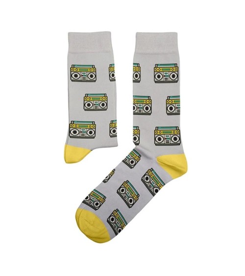 Boombox - Socks Sock affairs - Music collection funny crazy cute cool best pop socks for women men