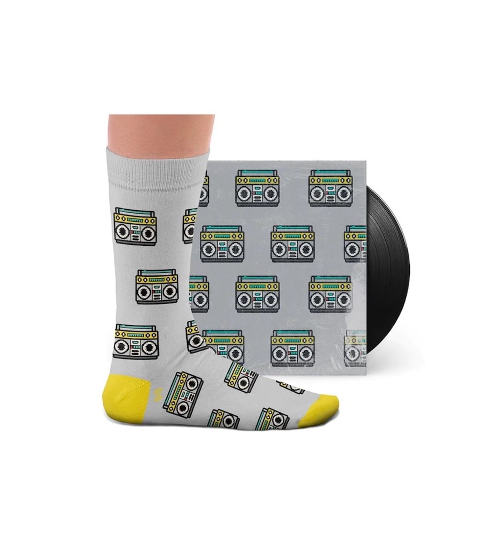Boombox - Chaussettes Sock affairs - Music collection jolies chausset pour homme femme fantaisie drole originales