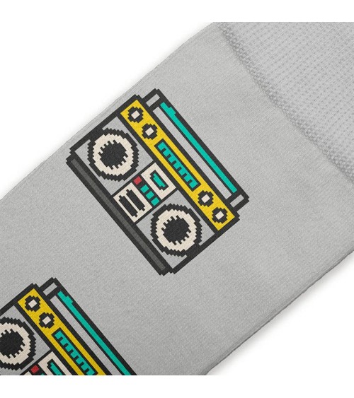 Boombox - Socks Sock affairs - Music collection funny crazy cute cool best pop socks for women men