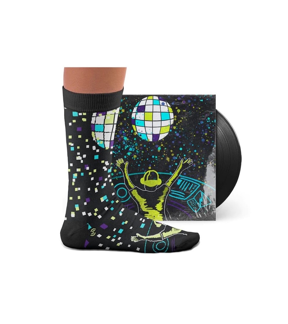 Rave - Chaussettes Sock affairs - Music collection jolies chausset pour homme femme fantaisie drole originales