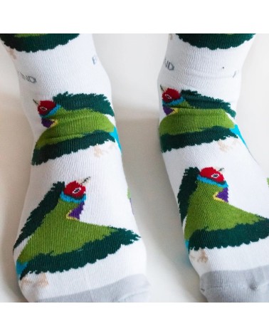 Save the Gouldian Finches - Bamboo Socks Bare Kind funny crazy cute cool best pop socks for women men