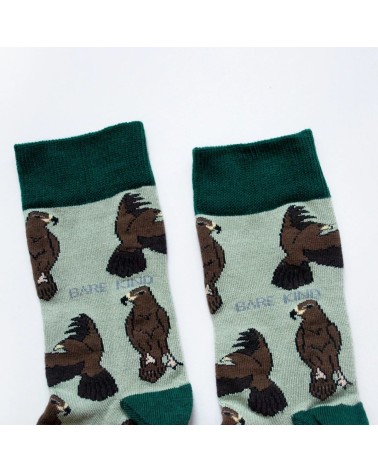 Sauver les Aigles - Chaussettes en bambou Bare Kind jolies pour femme originales pour homme chausset rigolotes drole Suisse