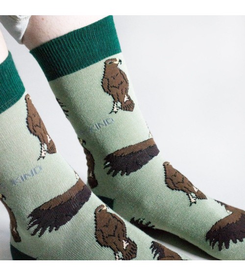 Rettet die Adler - Bambus Socken Bare Kind Socke lustige Damen Herren farbige coole socken mit motiv kaufen