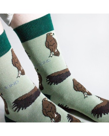 Rettet die Adler - Bambus Socken Bare Kind Socke lustige Damen Herren farbige coole socken mit motiv kaufen