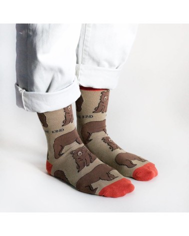 Save the Bears - Bamboo Socks Bare Kind funny crazy cute cool best pop socks for women men