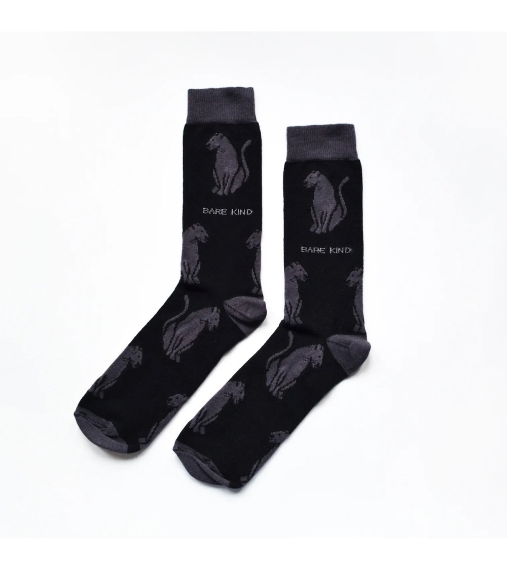 Sauvez les Panthères - Chaussettes en bambou Bare Kind jolies pour femme originales pour homme chausset rigolotes drole Suisse