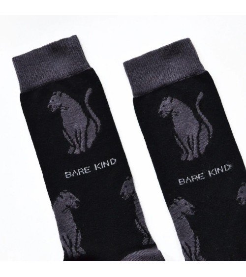 Rettet die Panther - Bambus Socken Bare Kind socke kuschelsocken für damen lustig herren farbige coole socken