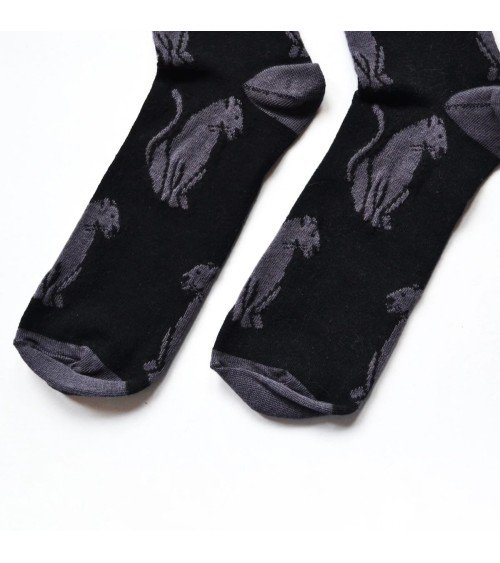 Rettet die Panther - Bambus Socken Bare Kind socke kuschelsocken für damen lustig herren farbige coole socken