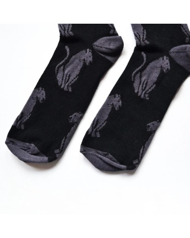 Rettet die Panther - Bambus Socken Bare Kind socke kuschelsocken für damen lustig herren farbige coole socken