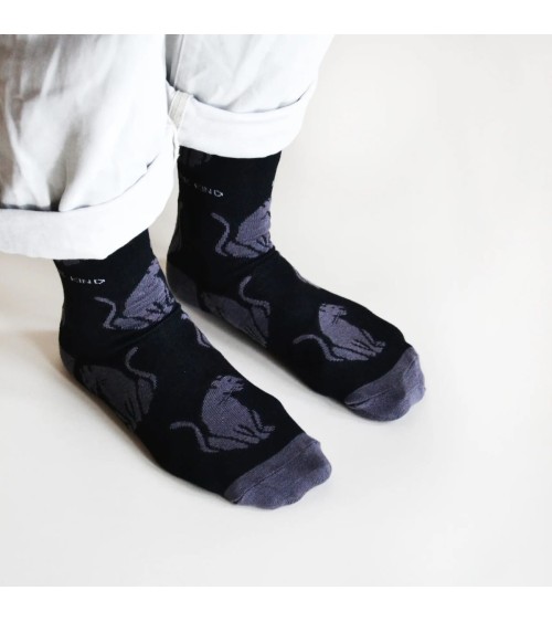 Save the Panthers - Bamboo Socks Bare Kind funny crazy cute cool best pop socks for women men