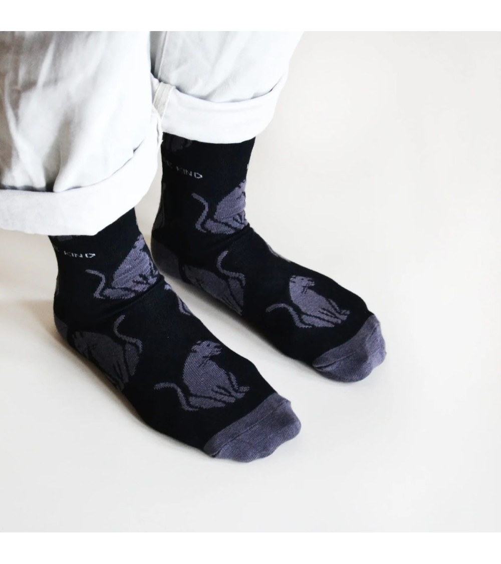 Sauvez les Panthères - Chaussettes en bambou Bare Kind jolies pour femme originales pour homme chausset rigolotes drole Suisse