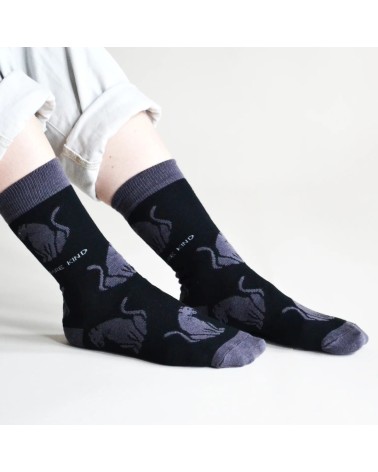 Rettet die Panther - Bambus Socken Bare Kind socke kuschelsocken für damen lustig herren farbige coole socken