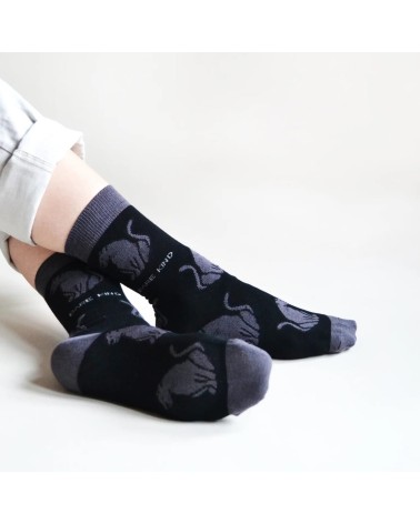 Rettet die Panther - Bambus Socken Bare Kind socke kuschelsocken für damen lustig herren farbige coole socken