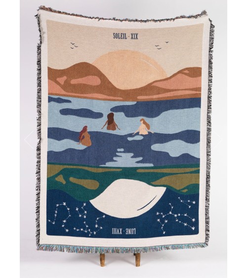 La carta dei tarocchi - Coperta, Arazzo da parete Mad Marie di qualità per divano coperte plaid