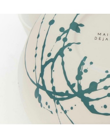 Large Porcelain Bowl - Signature Blue Maison Dejardin ramen salad fruit pasta soup cereal ceramic bowl