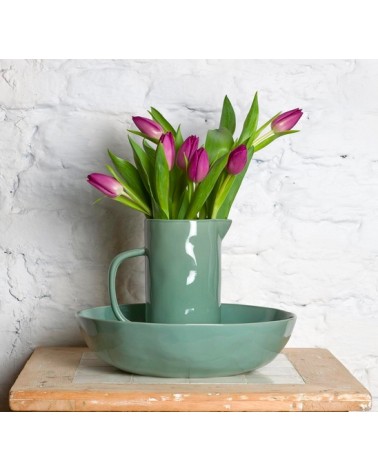 Ceramic Jug - Sage Quail's Egg carafe jug glass design