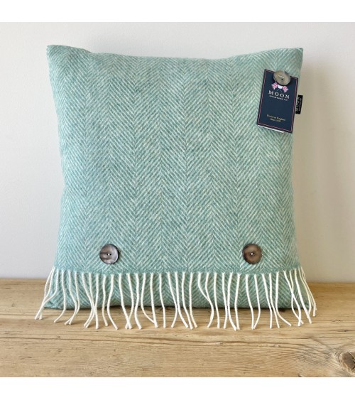 HERRINGBONE Eucalyptus - Sofa Cushion Bronte by Moon best throw pillows sofa cushions covers decorative
