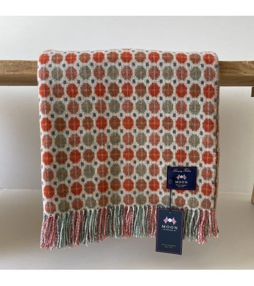 MILAN Saffron - Merino wool blanket Bronte by Moon best for sofa throw warm cozy soft