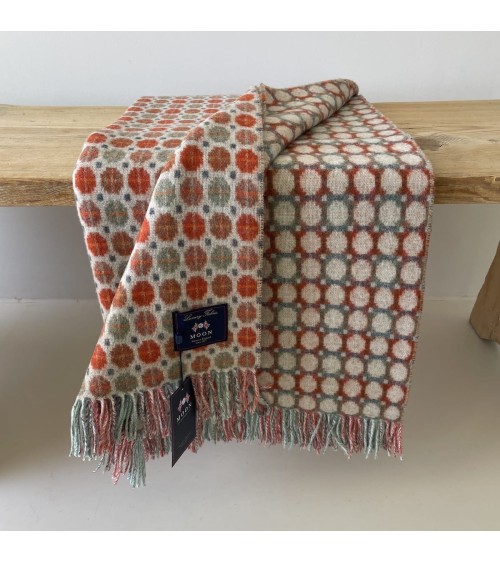 MILAN Safran - Merino Wolldecke, Kuscheldecke Bronte by Moon Schafwolldecke warme Woll Decken Sofa wohndecke kaufen