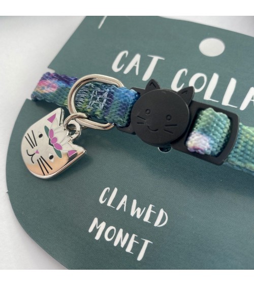 Cat Collar - Clawed Monet Niaski original gift idea switzerland