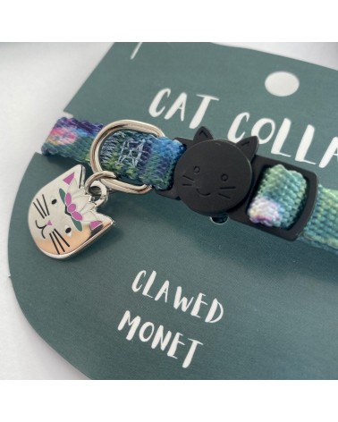 Cat Collar - Clawed Monet Niaski original gift idea switzerland