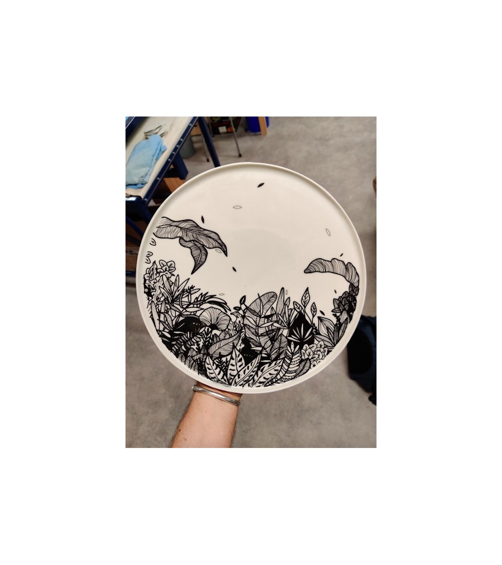 Porcelain Plate - Limited Edition Les Béguins by Pupa Maison Dejardin