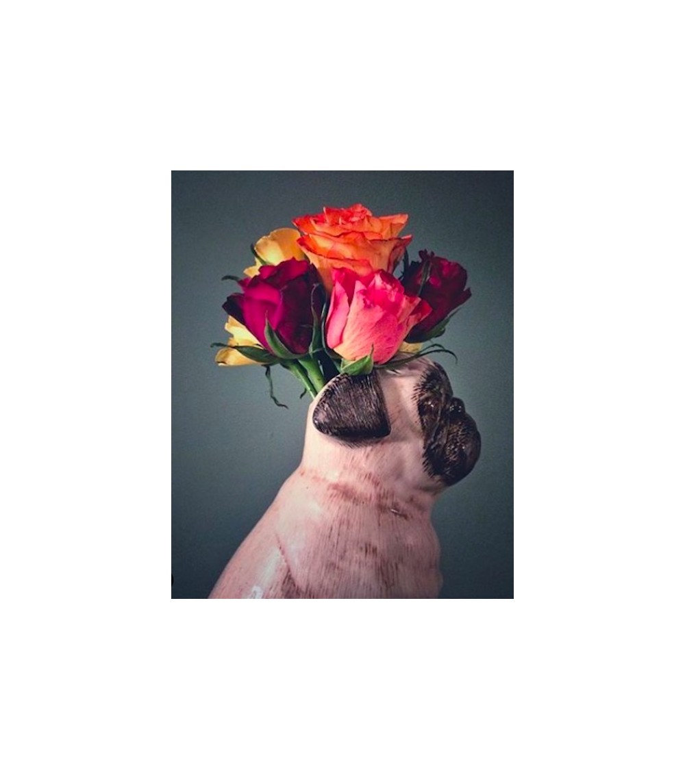 Large Flower Vase - Fawn Pug Quail Ceramics table flower living room vase kitatori switzerland