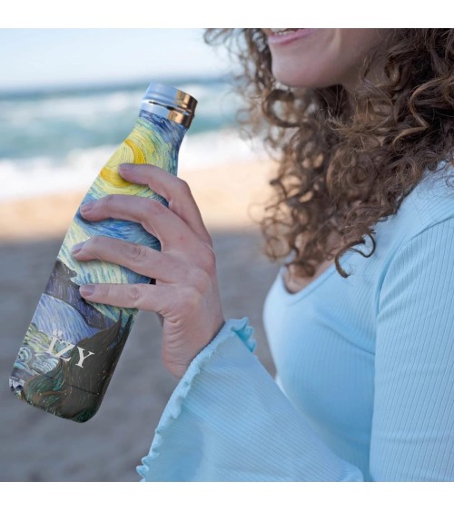 Vincent van Gogh's Starry Night - Thermo Flask IZY Bottles best water bottle