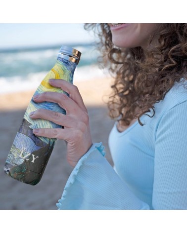 Vincent van Gogh's Starry Night - Thermo Flask IZY Bottles best water bottle