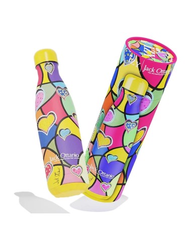 46 Hearts of Diamonds by Jack Ottanio - Thermo Flask 500 ml IZY Bottles best water bottle