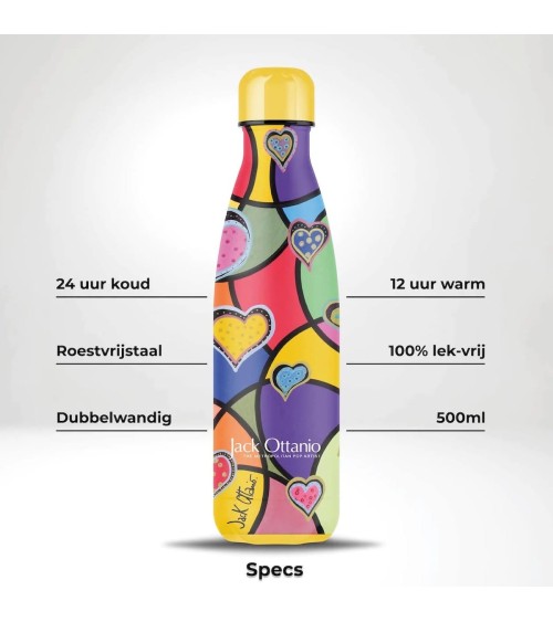 46 Hearts of Diamonds by Jack Ottanio - Thermo Flask 500 ml