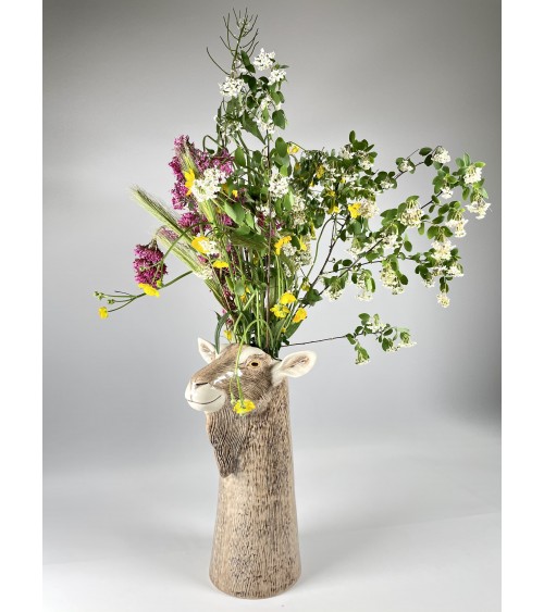 Capra Toggenburg - Vaso per fiori Quail Ceramics Quail Ceramics vasi eleganti per interni per fiori decorativi design kitator...