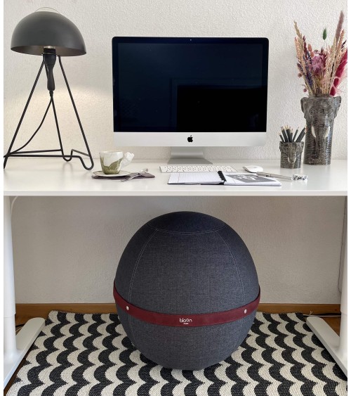 Bloon Original Platinum grey - Design Sitting ball yoga excercise balance ball chair for office