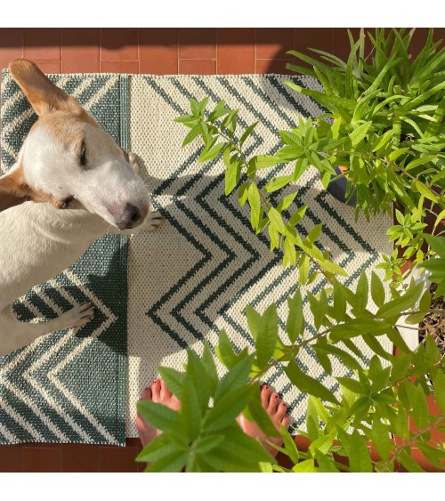Vinyl Rug - MINI Pine Brita Sweden rugs outdoor carpet kitchen washable cool modern runner rugs