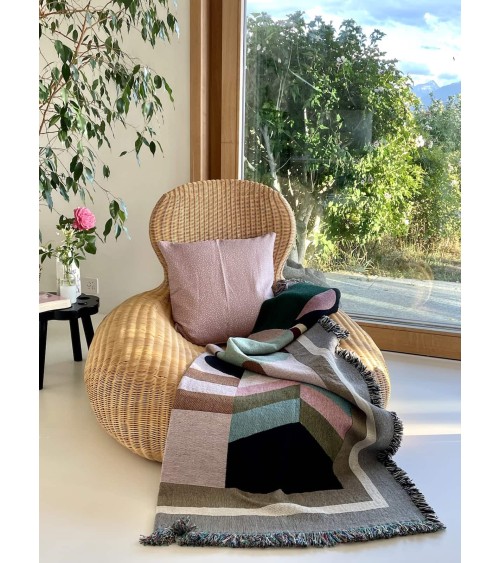 Housse de coussin - RAINY DAYS Rose Brita Sweden pour canapé decoratif salon chaise deco