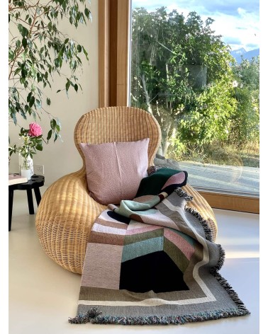 Housse de coussin - RAINY DAYS Rose Brita Sweden coussins décoratifs pour canapé salon deco original suisse