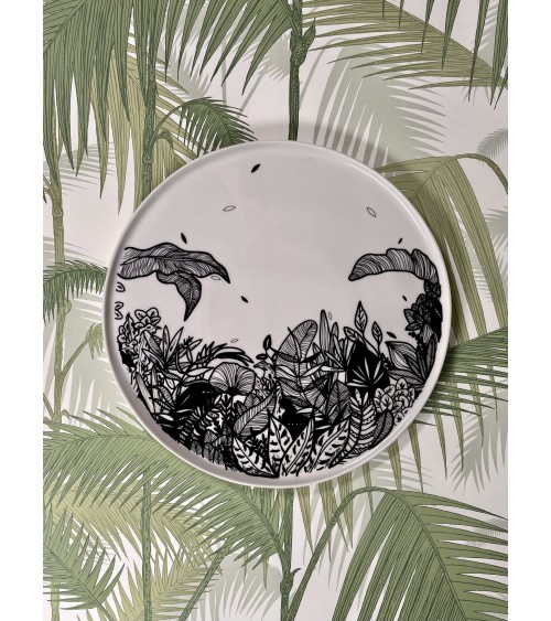 Porcelain Plate - Limited Edition Les Béguins by Pupa Maison Dejardin Plates design switzerland original