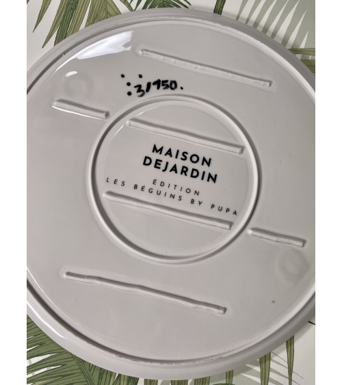 Porcelain Plate - Limited Edition Les Béguins by Pupa Maison Dejardin