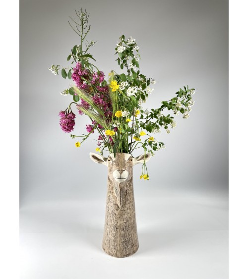 Toggenburg Goat - Flower Vase Quail Ceramics Quail Ceramics table flower living room vase kitatori switzerland