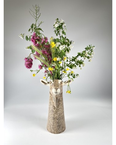 Chèvre Toggenburg - Vase à fleurs Quail Ceramics Quail Ceramics design fleur décoratif original kitatori suisse