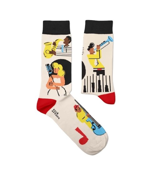 Jazz It Up - Calzini Sock affairs - Music collection calze da uomo per donna divertenti simpatici particolari