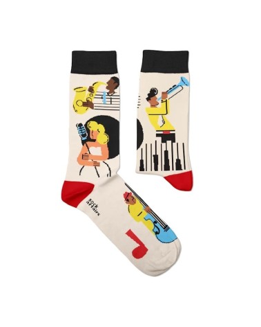 Jazz It Up - Socks Sock affairs - Music collection funny crazy cute cool best pop socks for women men