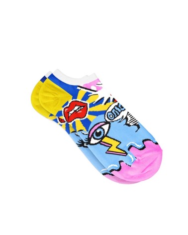 Chaussettes basses - Pop Art Curator Socks jolies pour femme originales pour homme chausset rigolotes drole Suisse