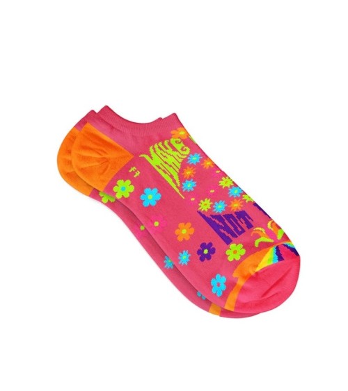 Peace & Love - Füsslinge Sock Affairs lustige socken adventskalender Damen Herren farbige coole socken mit motiv kaufen