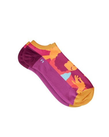 Trippy Guitars - Chaussettes basses Sock affairs - Music collection jolies chausset pour homme femme fantaisie drole originales