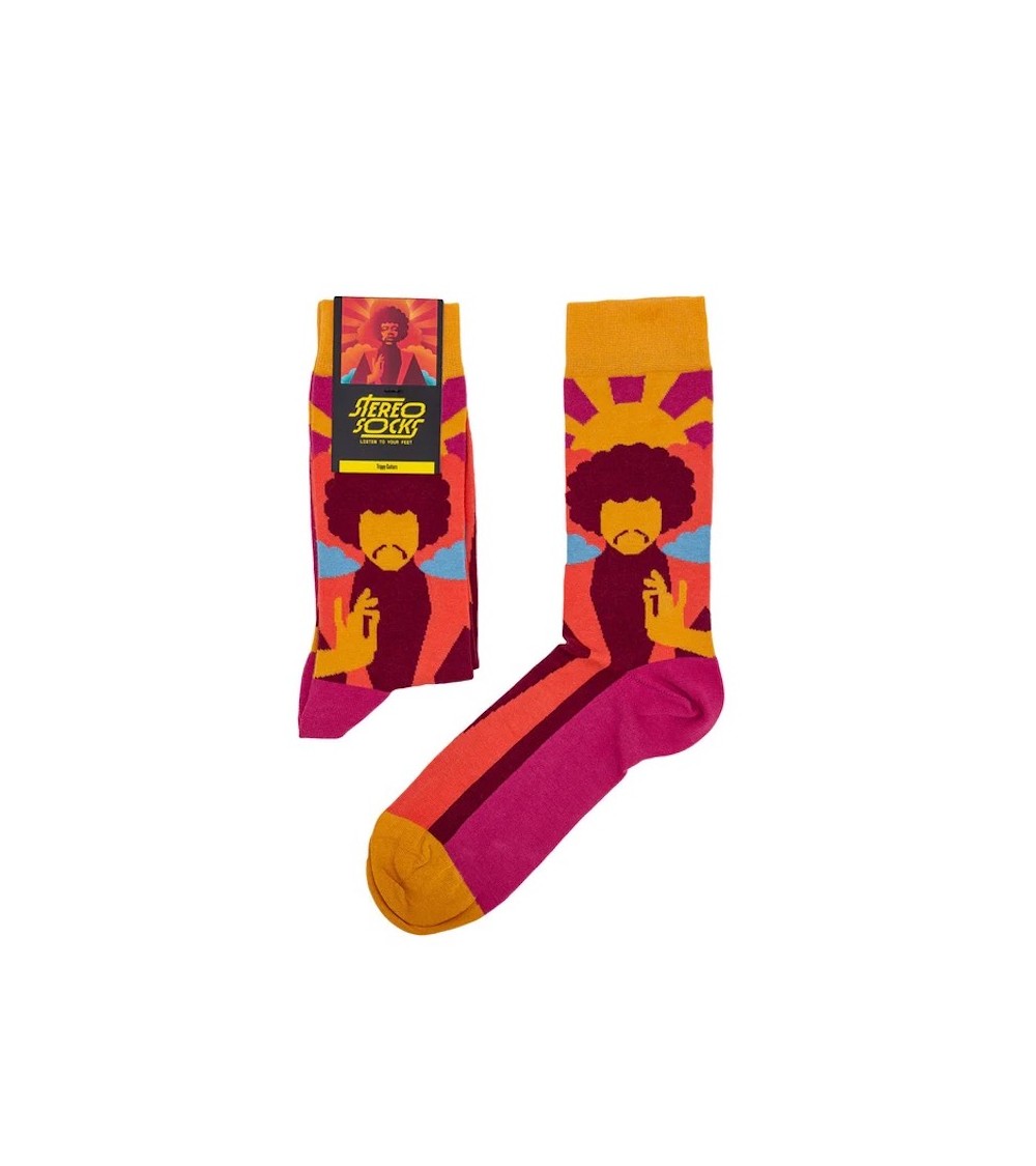 Trippy Guitars - Socks Sock affairs - Music collection funny crazy cute cool best pop socks for women men