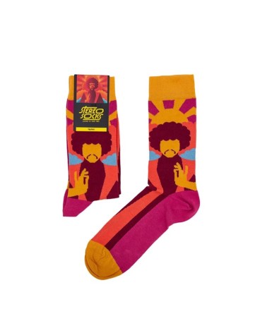 Trippy Guitars - Chaussettes Sock affairs - Music collection jolies chausset pour homme femme fantaisie drole originales